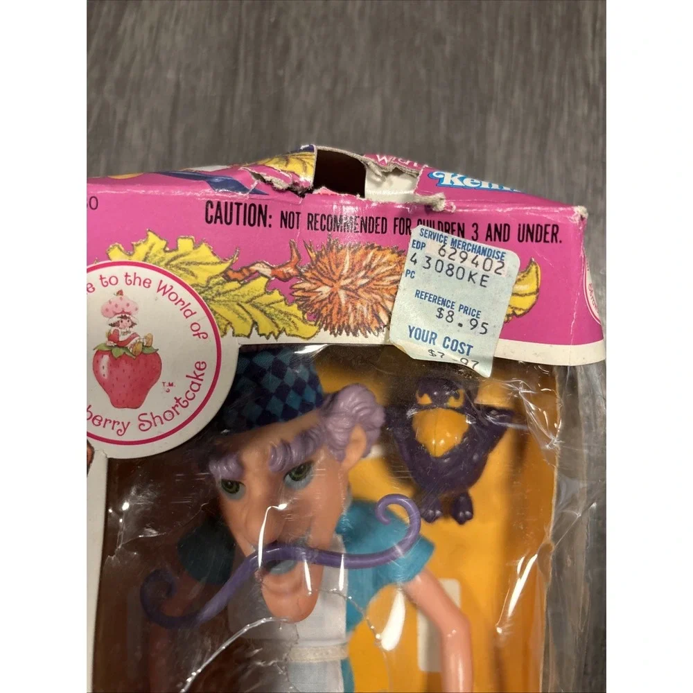 Kenner Purple Pieman & Berry Bird c. 1982  Strawberry Shortcake Friendly Foe MIB